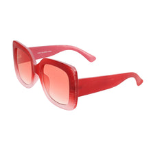 Load image into Gallery viewer, Red Wood Square Sunglasses
