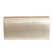 Load image into Gallery viewer, Gold Queen Flap Clutch

