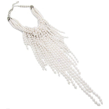 Load image into Gallery viewer, White Clustered Fringe Pearl Set
